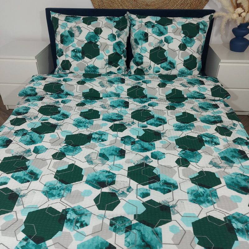 Pościel z kory Hexagon butelka 200x220
