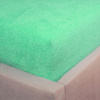 Prześcieradło frotte z gumką jasno zielone 180x200