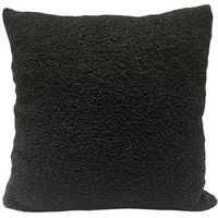 Poszewka Boucle Bukle Baranek czarna 45x45